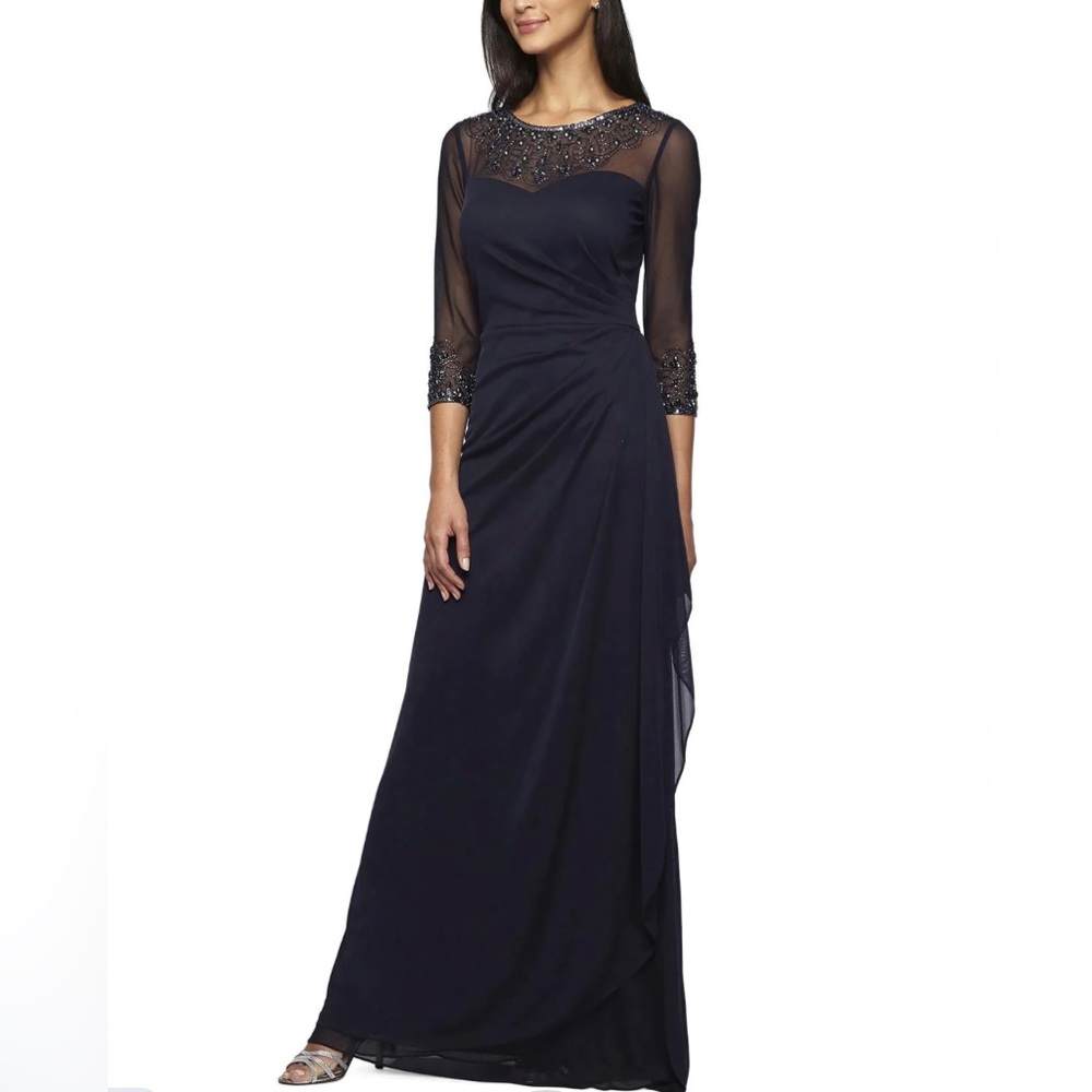 NWT - Alex Evenings- Women’s Embellished A-Line Gown